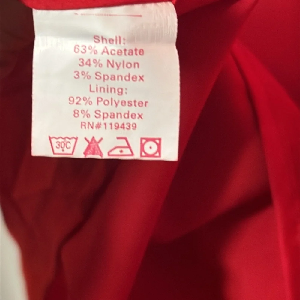 Julie Brown Red Dress. Size 4 NWT - Picture 13 of 13